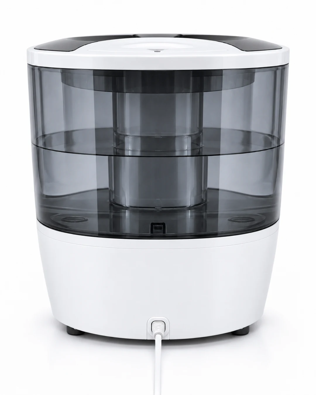 Rear view of Eskaa heated humidifier